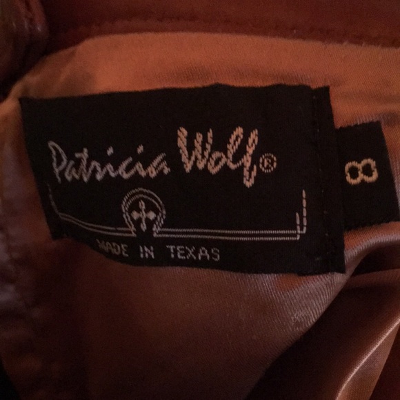 Patricia Wolfe size 8 lined leather skirt - Picture 3 of 3